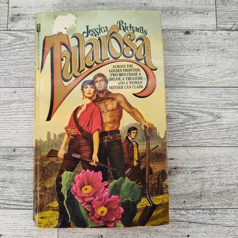 Tularosa by Jessica Richards 1979 First Jove edition Vintage Historical Romance